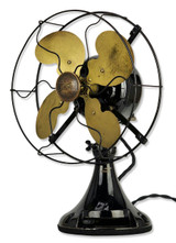 Circa 1922 Emerson Type 29645 9" Oscillating Desk Fan 