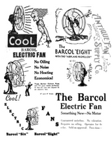 Bakelite Fans Of Barcol Barber Colman 1930-1937