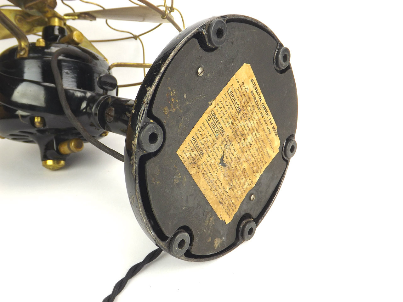 Beautiful All Original 12" BMY GE Fan Antique Fan Supply Co