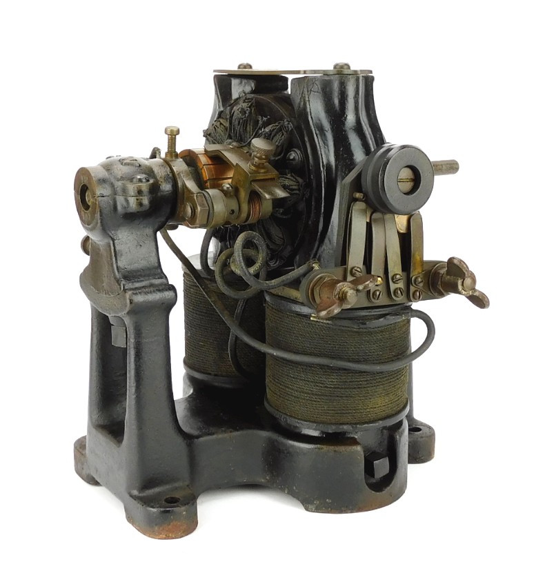 1890's Crocker Wheeler 1/8 HP Bipolar Motor with Switch Antique Fan