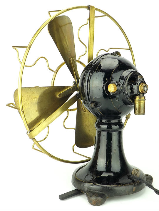 1890's Sprague Lundell Electric "Ball" Utility Motor Antique Fan