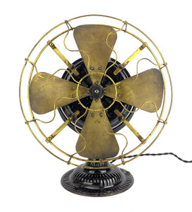 All Original Emerson Trojan 5110 Pancake 12" Desk Fan