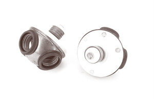 Matched Pair Benjamin 4 Hole Cluster Pointed Electrical Contact Foot 