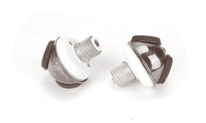 Matched Pair Unmarked 2 Hole Cluster Flat Electrical Contact Foot