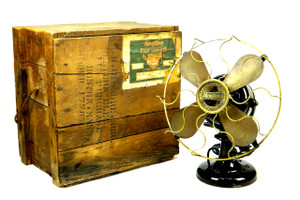 12" Western Electric "Hawthorn" Double Lever Oscillator with Original Wood Crate