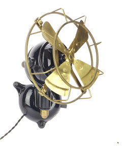 1905 Diehl Tab Base Wall Mount Pullman Train Car Fan 