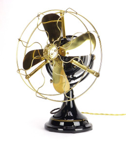 Professionally Restored 1912 GE General Electric Kidney Desk Fan Professionally Restored 1912 GE General Electric Kidney Desk Fan