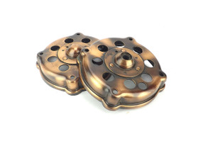 Original Restored Front and Rear Motor Housings For 12" Victor Breeze Spreader Ceiling Fan