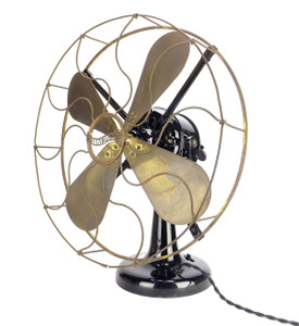 Circa 1905 16" Westinghouse "Tank" Motor Desk Fan Circa 1905 16" Westinghouse "Tank" Motor Desk Fan