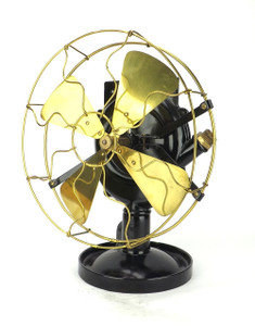 Circa 1890's 12" Backus Water Motor Fan Circa 1890's 12" Backus Water Motor Fan