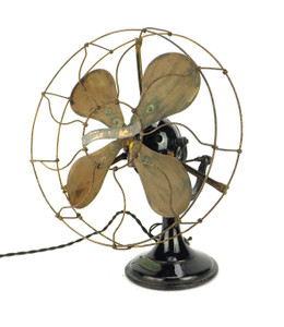 Circa 1920's 12" Veritys Orbital Oscillator Desk Fan Circa 1920's 12" Veritys Orbital Oscillator Desk Fan