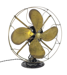 Circa 1910 Emerson Type 12648 16" Desk Fan Lever Oscillator Circa 1910 Emerson Type 12648 16" Desk Fan Lever Oscillator