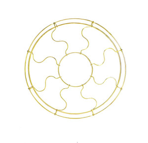 Limited Production 12" Brass Emerson Cage/Guard Large Open Center Ring Limited Production 12" Brass Emerson Cage/Guard Large Open Center Ring