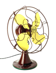 Circa 1929 12" Emerson Type 29646 Professionally Restored Desk Fan Circa 1929 12" Emerson Type 29646 Professionally Restored Desk Fan