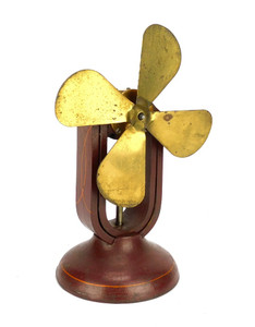 1900 Ohio Electric Co. Battery Desk Fan Original Finish 1900 Ohio Electric Co. Battery Desk Fan Original Finish