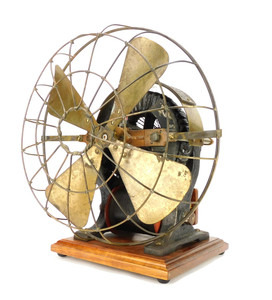 Circa 1894 Edison 1/6 HP Slow Motor Fan Circa 1894 Edison 1/6 HP Slow Motor Fan