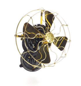 Professionally Restored Rare 1903 12" Wall Mounted GE Pancake Fan Professionally Restored Rare 1903 12" Wall Mounted GE Pancake Fan