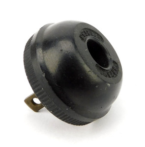 Antique Bryant Spartan Gutta Percha Fluted Collar Black Attachment Electric Plug Antique Bryant Spartan Gutta Percha Fluted Collar Black Attachment Electric Plug
