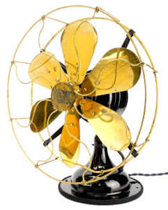 Circa 1915 Robbins & Myers 12" 6 Blade Stationary Desk Fan List No.2104 Circa 1915 Robbins & Myers 12" 6 Blade Stationary Desk Fan List No.2104