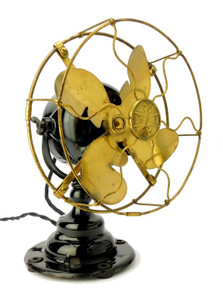 Circa 1914 8" Emerson Type 19644 Desk Fan Circa 1914 8" Emerson Type 19644 Desk Fan