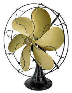 Circa 1929 Emerson 16" 6 Blade Oscillating Desk Fan Circa 1929 Emerson 16" 6 Blade Oscillating Desk Fan