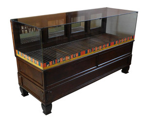 Antique Cigar Humidor Store Display Case Cabinet