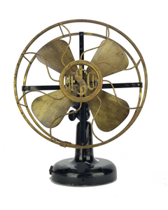 Circa 1910 Manhattan Electric Supply Co. MESCO 8" DC Desk Fan