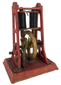 Circa 1890 Type F H-K Tall Toy Bipolar Motor Circa 1890 Type F H-K Tall Toy Bipolar Motor
