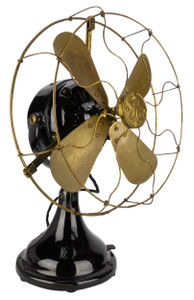 Original GE BMY Big Motor Yoke 12" 4 Blade Desk Fan Original GE BMY Big Motor Yoke 12" 4 Blade Desk Fan