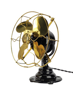 Circa 1914 Emerson 19645 10" Desk Fan Excellent Restored Example Circa 1914 Emerson 19645 10" Desk Fan Excellent Restored Example