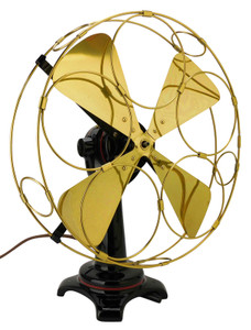 Circa 1915 12" Racine Desk Fan Restored