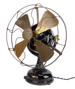 Circa 1904 12" GE Trunnion Mounted Pancake Original