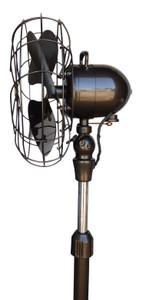 Circa 1948 Emerson 77646 12" Pedestal Fan Professionally Restored Circa 1948 Emerson 77646 12" Pedestal Fan Professionally Restored