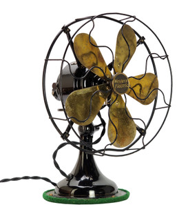Beautiful Original 1920s Western Electric 7200 9" 5 Blade Oscillating Desk Fan Beautiful Original 1920s Western Electric 7200 9" 5 Blade Oscillating Desk Fan