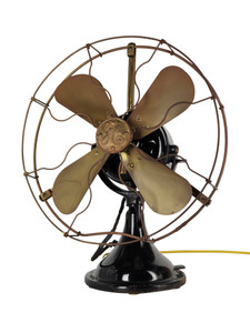 Circa 1914 12" GE SMY Desk Fan Circa 1914 12" GE SMY Desk Fan