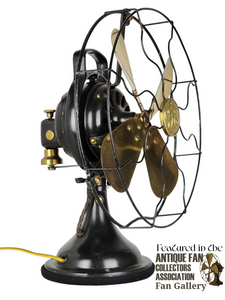 Circa 1920 12" GE Bell Oscillator Desk Fan Circa 1920 12" GE Bell Oscillator Desk Fan