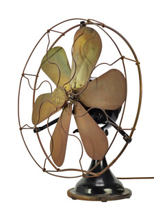 Circa 1914 16" 6 blade GE SMY Desk Fan Circa 1914 16" 6 blade GE SMY Desk Fan