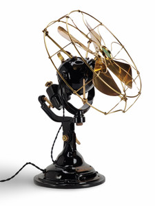 Circa 1920's Professionally Restored 12" Veritys Orbital Oscillator Desk Fan Circa 1920's Professionally Restored 12" Veritys Orbital Oscillator Desk Fan
