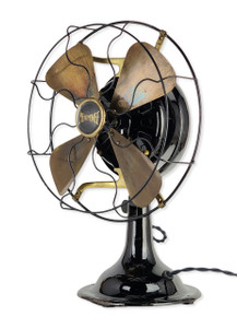 Circa 1916 12" Menominee "Staghorn" Oscillating Desk Fan All Original Circa 1916 12" Menominee "Staghorn" Oscillating Desk Fan All Original