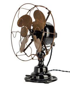 Circa 1914 Emerson Type 21645 Oscillating Desk Fan Amazing Original Finish Circa 1914 Emerson Type 21645 Oscillating Desk Fan Amazing Original Finish