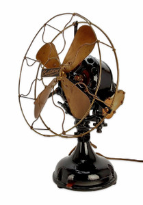 Circa 1910 Restored Century S4 12" Sidegear Oscillating Fan Circa 1910 Restored Century S4 12" Sidegear Oscillating Fan