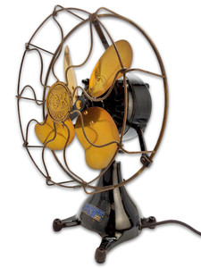 Rare Circa 1918 Stationary 12" ECK Ming Blade Hurricane All Original