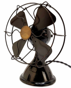 Original circa 1918 Menominee 8" Stationary "Clamshell" Desk Fan Original circa 1918 Menominee 8" Stationary "Clamshell" Desk Fan