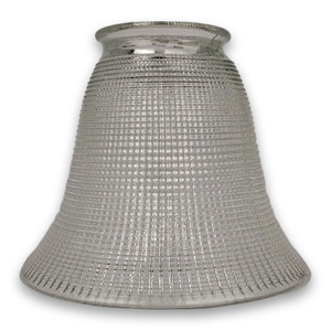 Holophane Style Cubist Style Glass Shade 2.25" Fitter Pendant L-031