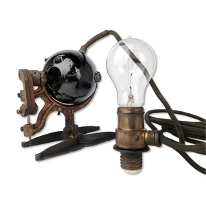 Circa 1918 FWEW Lightbulb Ball Motor Pattern Punch All Original Circa 1918 FWEW Lightbulb Ball Motor Pattern Punch All Original