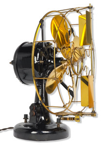 Circa 1909 12" Westinghouse Vane Oscillator Desk Fan Restored