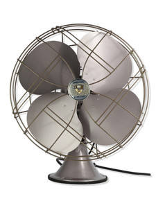 Circa 1958 16" Emerson Type 77648-CE Oscillating Desk Fan All Original