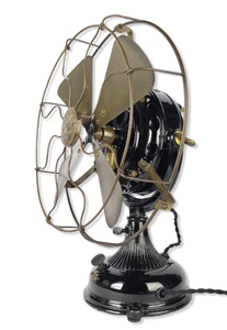 Circa 1904 12" Half Ribbed GE Pancake All Original Survivor