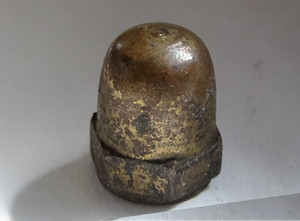 Original Westinghouse Tank Motor Rounded Brass Acorn Nut