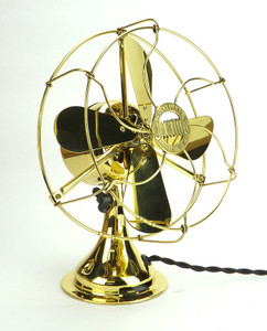 Restored All Brass 8" Jandus Fan